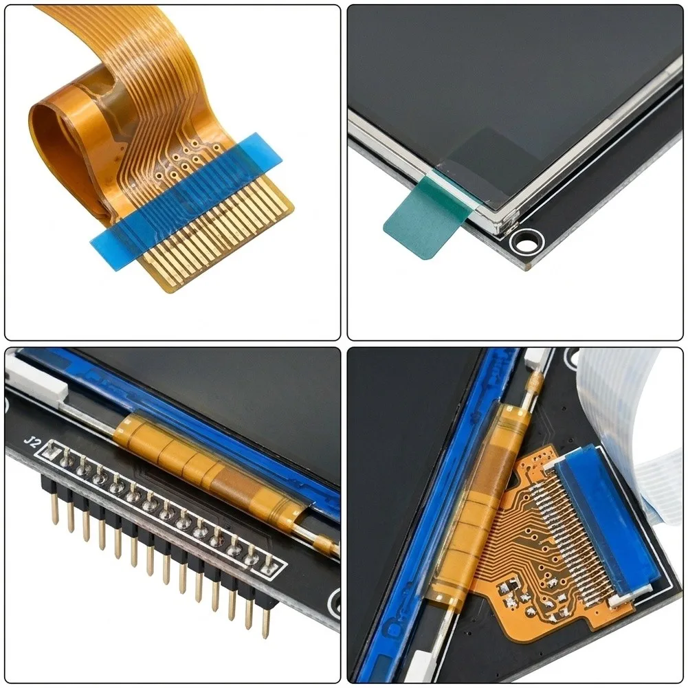 4.0 inch TFT LCD Screen with Interface 320x480 Pixels and Capacitive Touch Support for Arduino-Based Prototyping