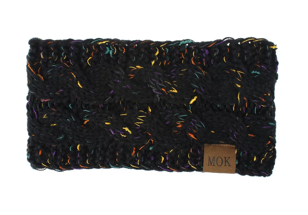New Plush Headband Winter Warm Wide Elastic Hair Band Solid Wide Turban Ear Warmer Hairband Soft DIY Hair Accessories Headwear