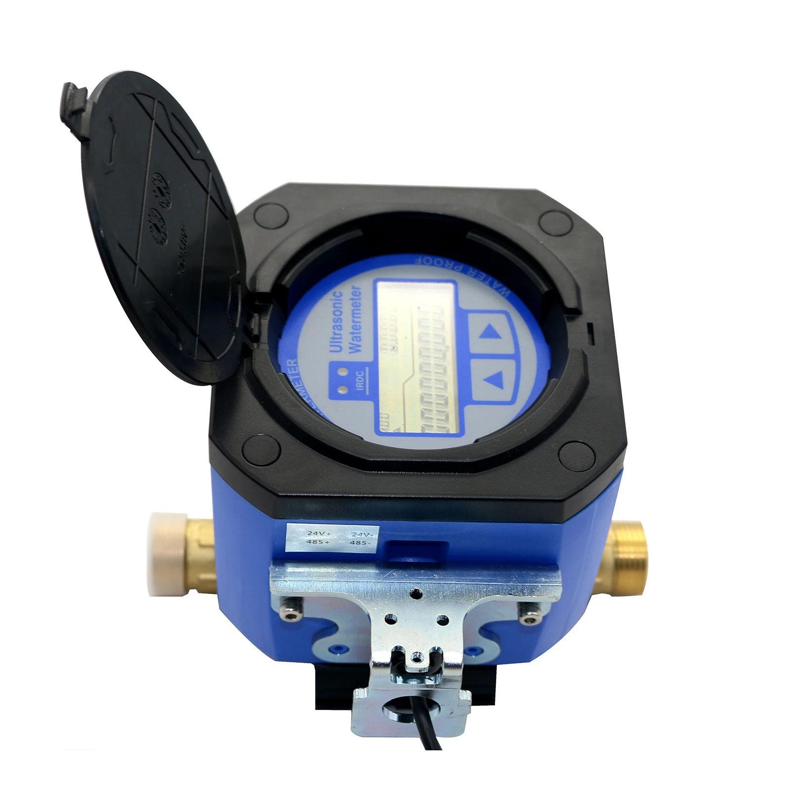 DN20/DN25/DN32/DN40 Ultrasonic Flow Meter Water Meter Intelligent Remote Control Copper Tube Compliant with RS485/MBUS Protocol