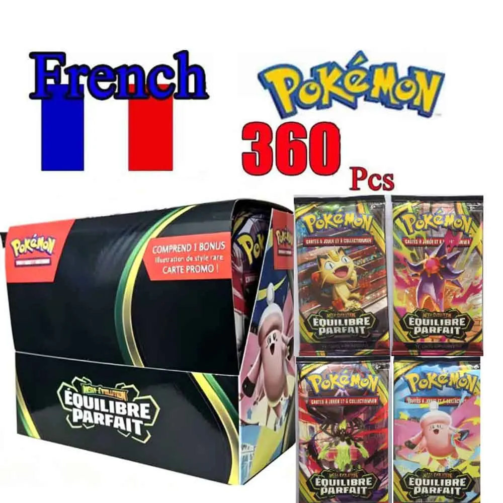 

HOT*-* ！！360pcs Franch Pokemoned Cards EQUILIBRE PARFAIT Carte Pokémon Collection