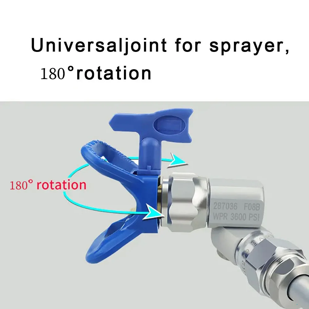 High Pressure Airless Sprayer Spray Gun Sprayer Accessories Paint Spray Gun Latex Paint Spray Gun Adjustable Universal Joint