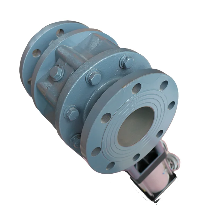 New type of pneumatic double gate discharge valve, pneumatic double plug valve, dry ash feed valve