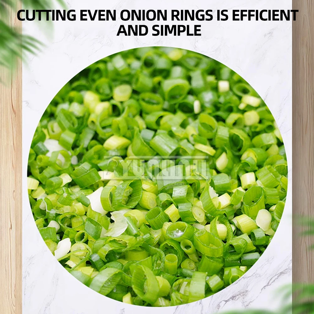 Commercial Onion Cutter Electric Vegetable Procesador Automatic Green Celery Chopping Minced Machine Stainless Steel Cutter