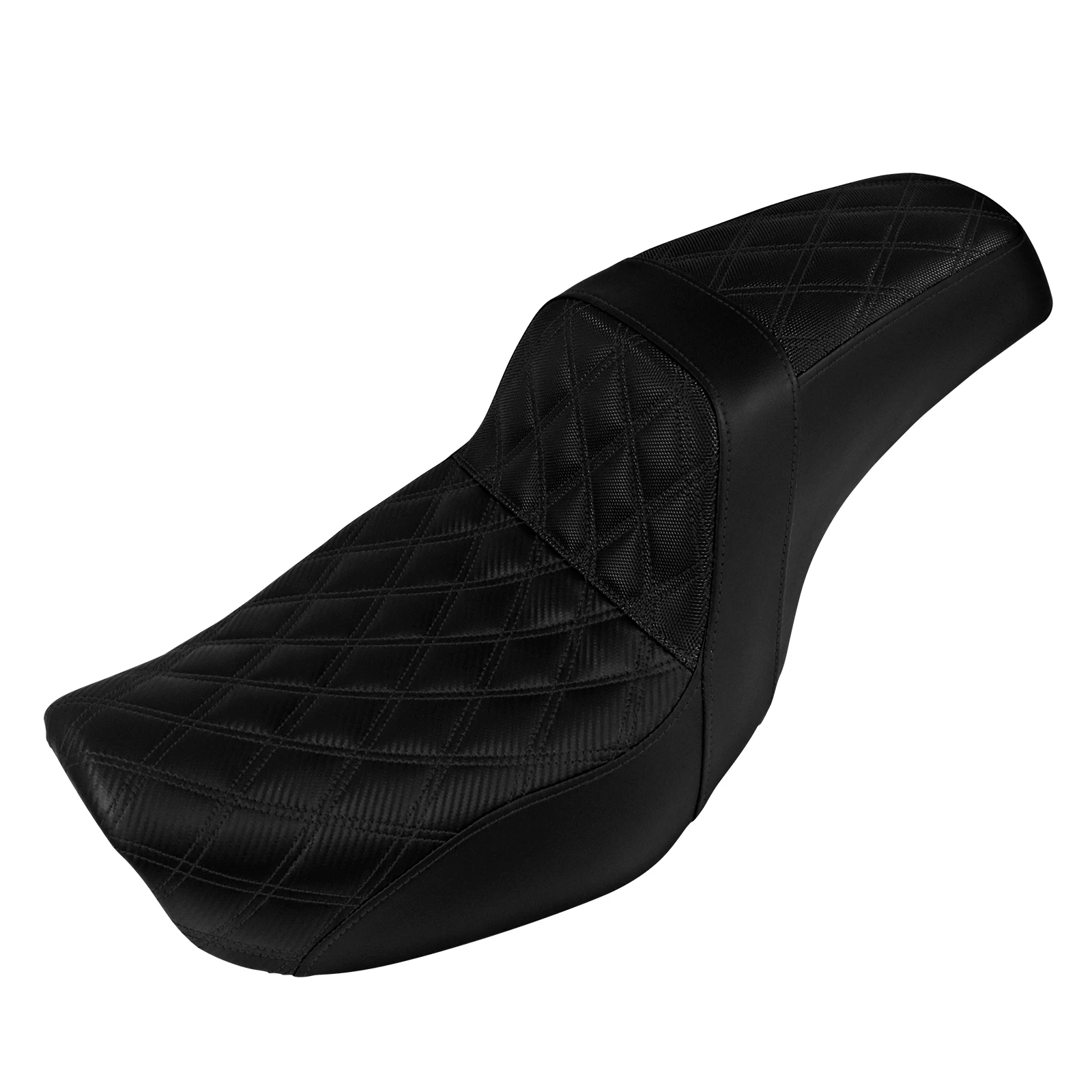 

STLF 2006-2017 Dyna FLD Fat Bob Low Rider Motorcycle Two-Up Seat with Premium Leather & Cushions