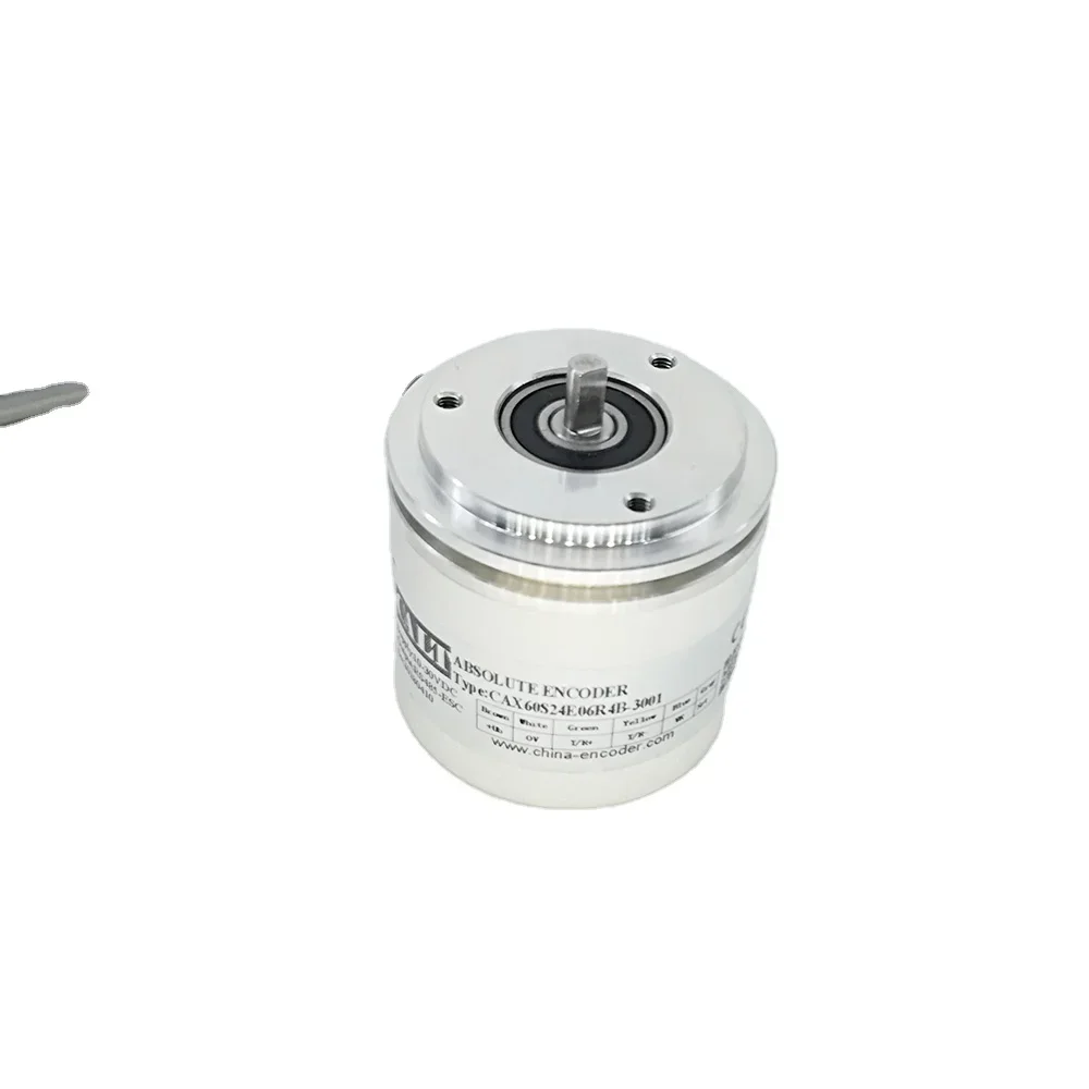 6mm Solid Shaft 24 Bit Multi Turn Absolute Magnetic Rotary Encoder RS485 CAX60S24E06R4B