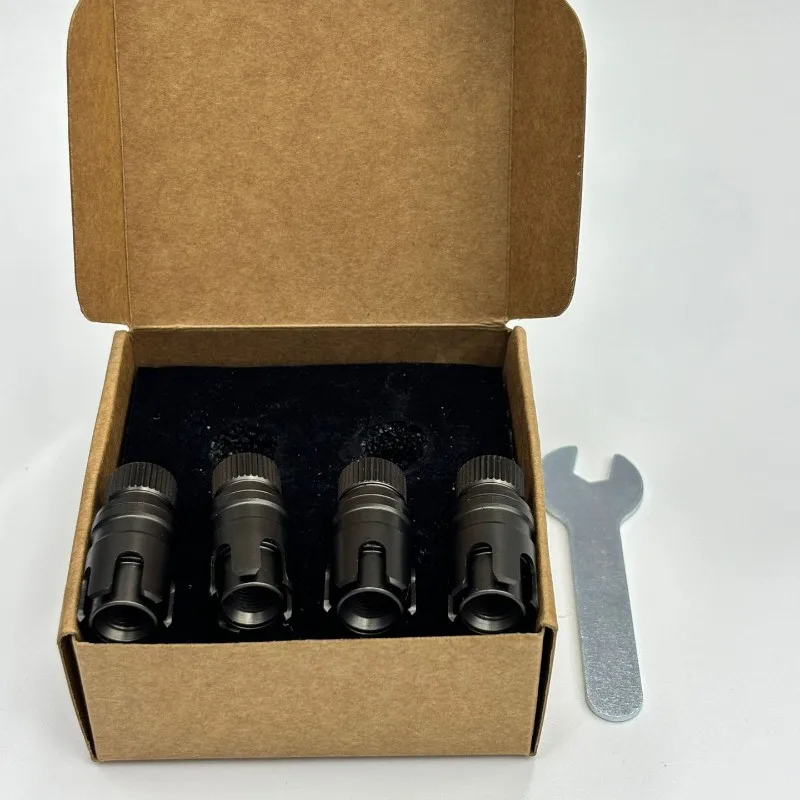 Quick Release Valve For Car Pressure Relief Valve 4PCS Off-Road Sand Tire Desert Tire Black