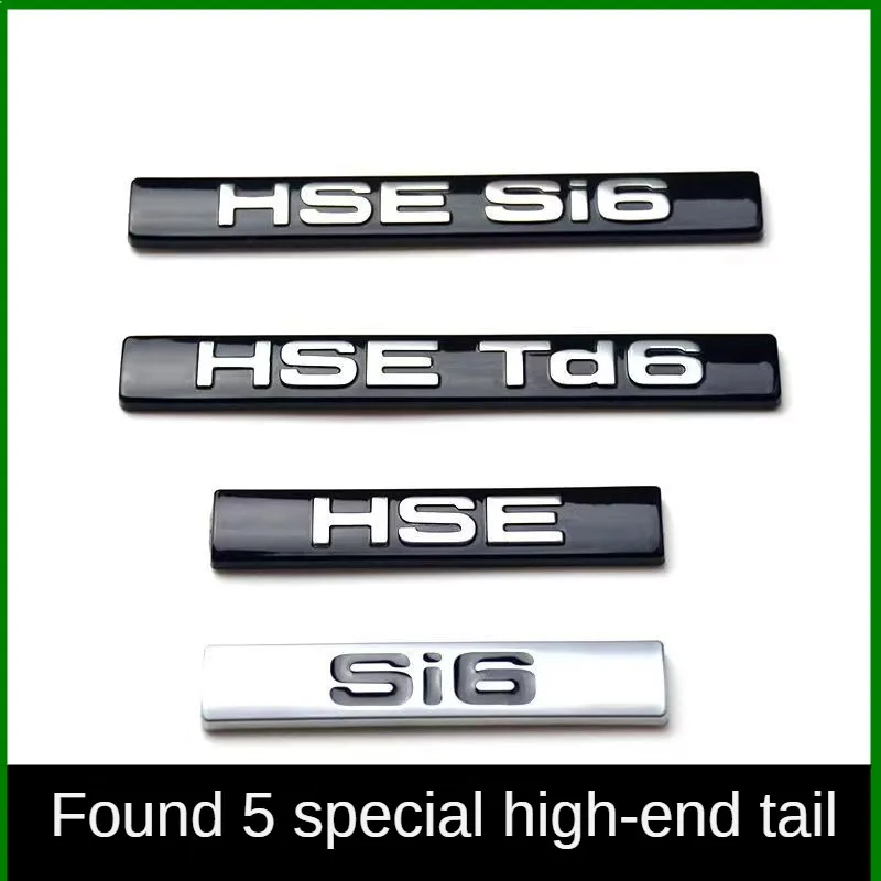 

Trunk Letters HSE SDV8 SDV6 Si4 SCV6 LUXURY SUPERCHARGED Autobiography Emblems Badges for Discovery Range Rover car sticker