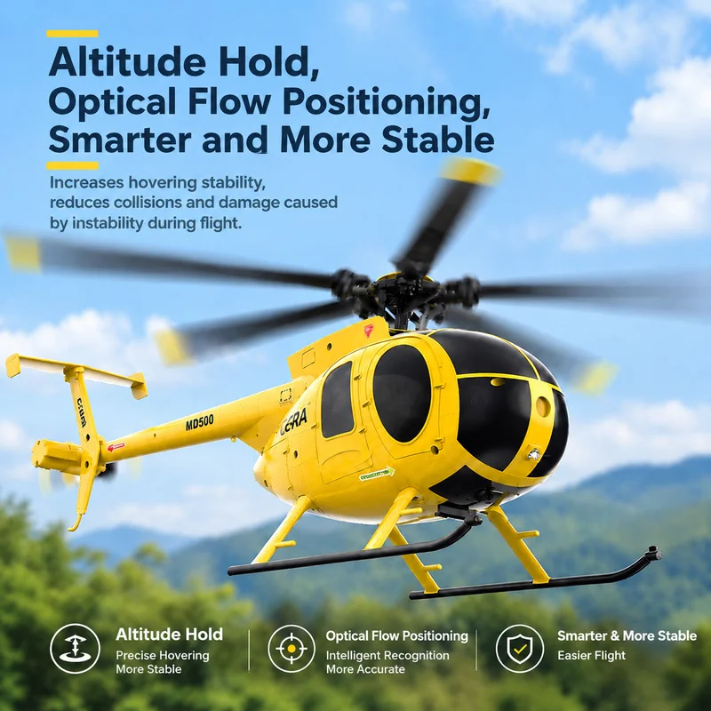 RC ERA 1:31 Scale C184S Bird Simulation Airplane Model Remote Control Helicopter Optical Flow Positioning Stunt Flying Backwards