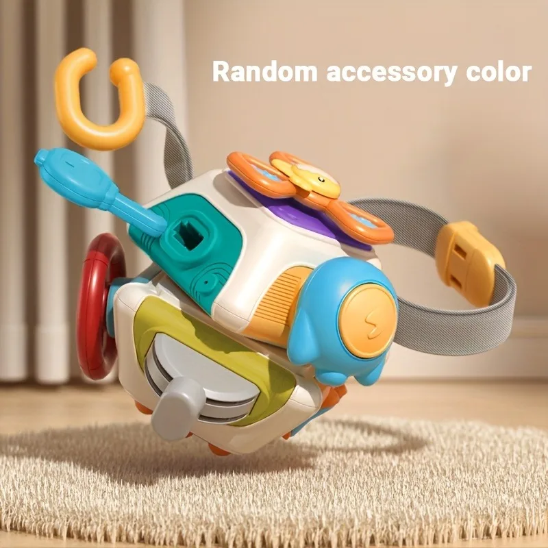 ألعاب ممتعة مناسبة للرضع والأطفال الصغار، مكعبات نشاط، ألعاب سفر حسية للأطفال، مكعبات بناء