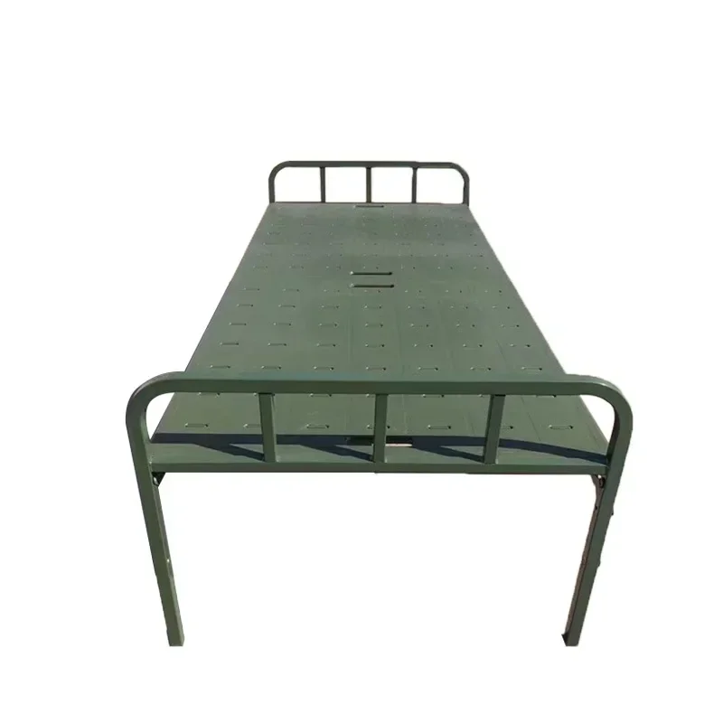 Steel Green Bed Easy to Clean Easy to Use Sturdy Construction Space Saving Easy Assembly Durable Build Reinforced Frame