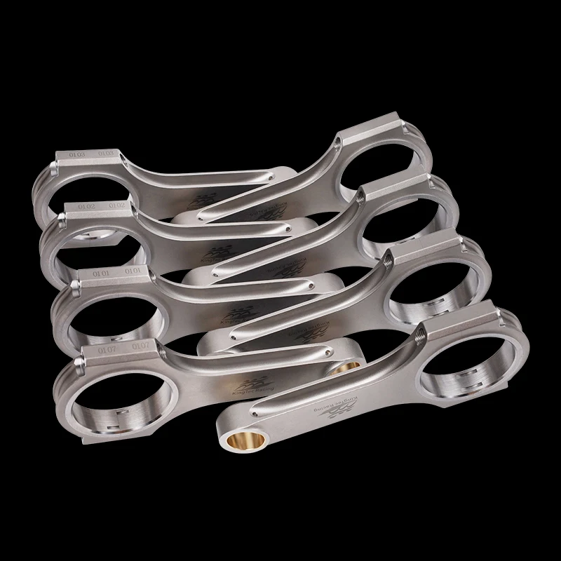 KingTec Racing Forged S63B44 H Beam Steel Connecting Rods for BMW M5 X5M X6M 4.4 V8 S63B44O0/T0/T2/T4 Engine Parts