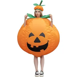 Christmas Santa Claus Suit Funny Blow Up Adults Inflatable Pumpkin Costume Cosplay Party Dress Up Outfits
