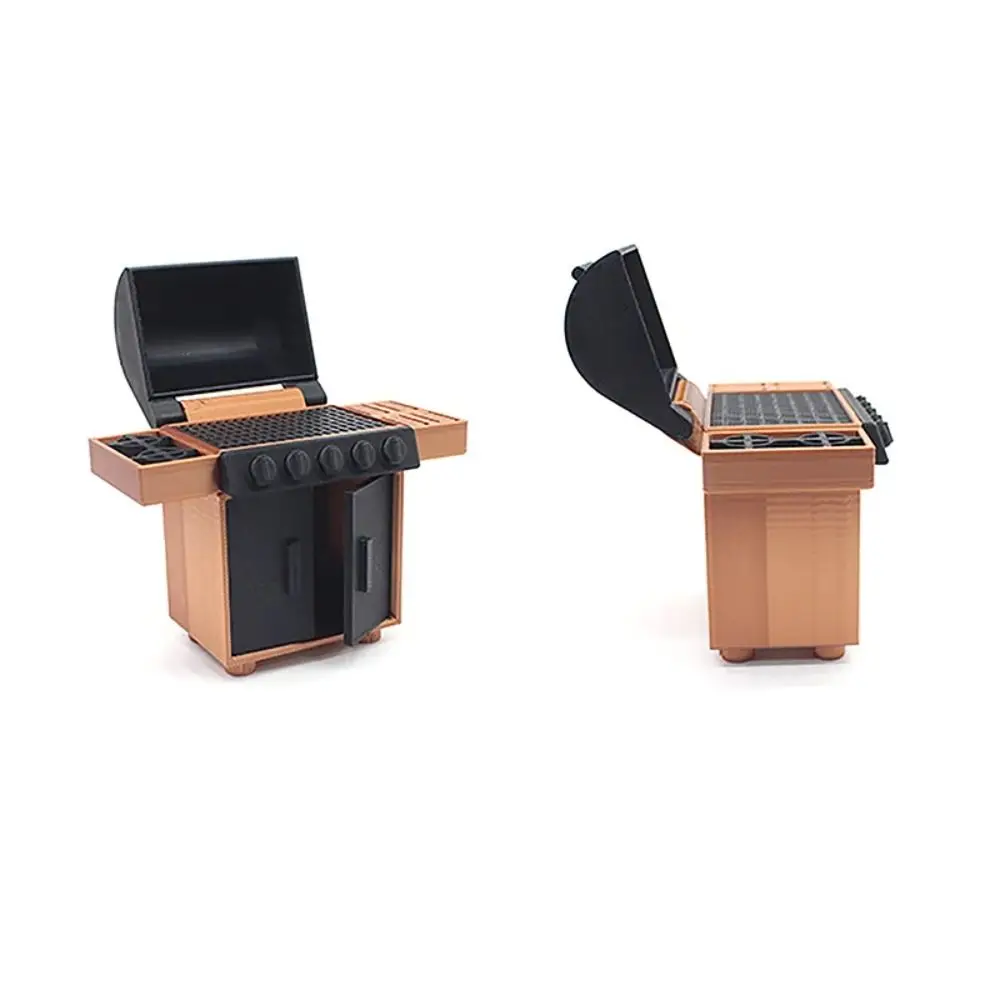 Casa de muñecas Artificial 1:12 1:20, parrilla para barbacoa, modelo de simulación, casa de muñecas realista, juguete de cocina, horno DIY, decoración del hogar
