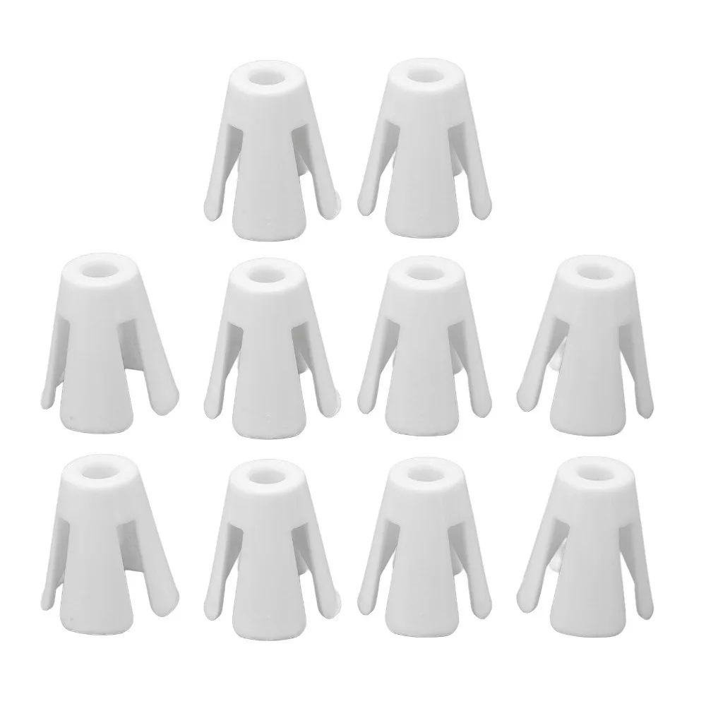 

10pcs Sewing Accessory Plastic Coil Claw Lightweight Sturdy Durable Spool Cone Holder White Thread Cone Holder DIY Craft