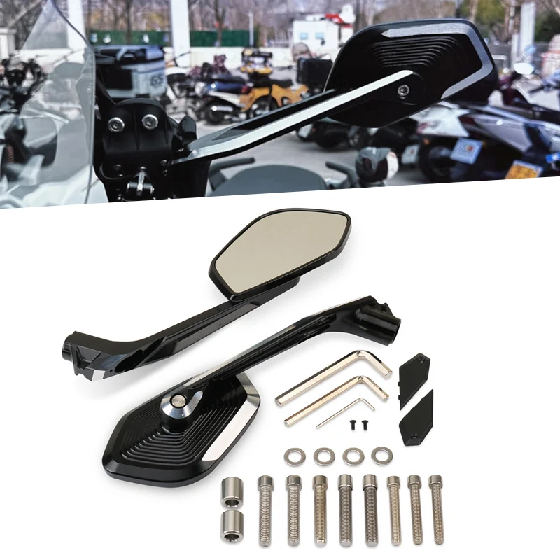 Motorrad-Zubehör CNC-Rückspiegel Seitenspiegel Passend für F900R F900XR S1000R S1000XR F800R G310R G310GS