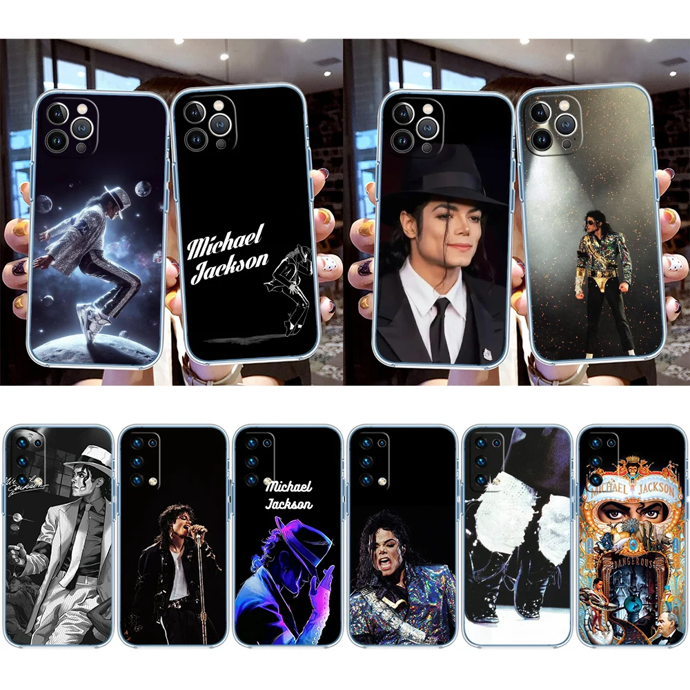 DI23 M-Michaels J-Jacksons Funda transparente para teléfono Motorola Moto G7 G8 G9 G84 G85 G73 G24 G15 Z2 Play Power Plus