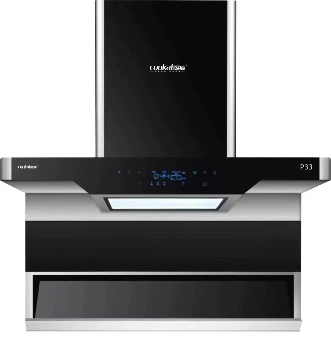 2025 أحدث تصميم جديد وصول T شكل شفاط المطبخ المنزلية شفاط المطبخ دخان العادم شفط قوي