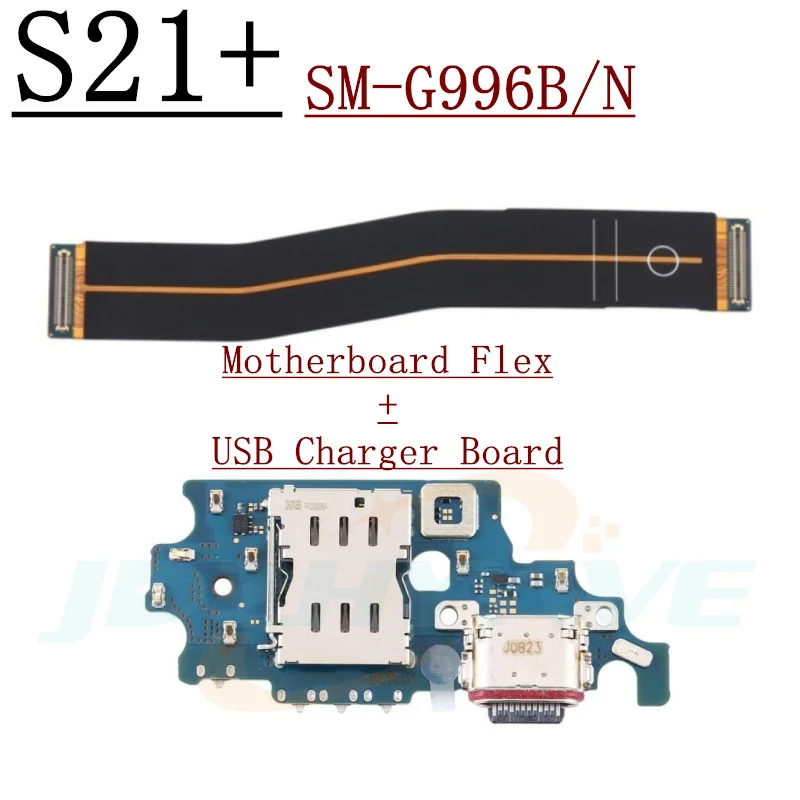 USB Charging Connector Board Port Dock LCD & Motherboard Flex Cable For Samsung Galaxy S21 FE Plus Ultra 5G G991 G996