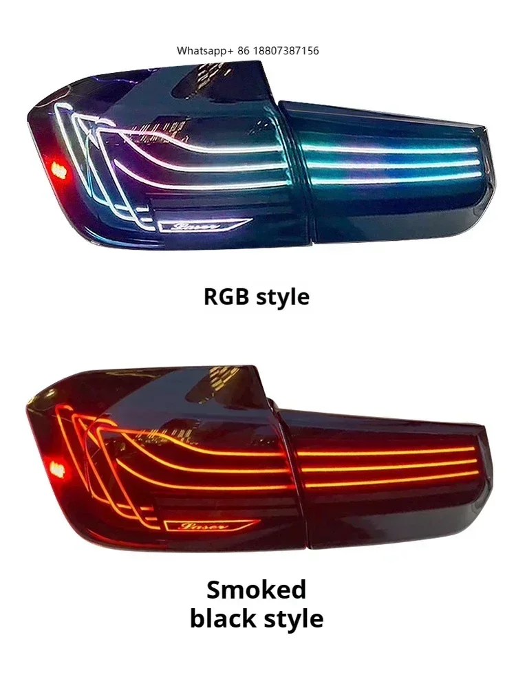 

FT Car Lights forBMW 3 Series F30 CSL RGB Taillights 2013-2018 LED Tail Lamp Dynamic Turn Signal Light Car Taillights Assembly