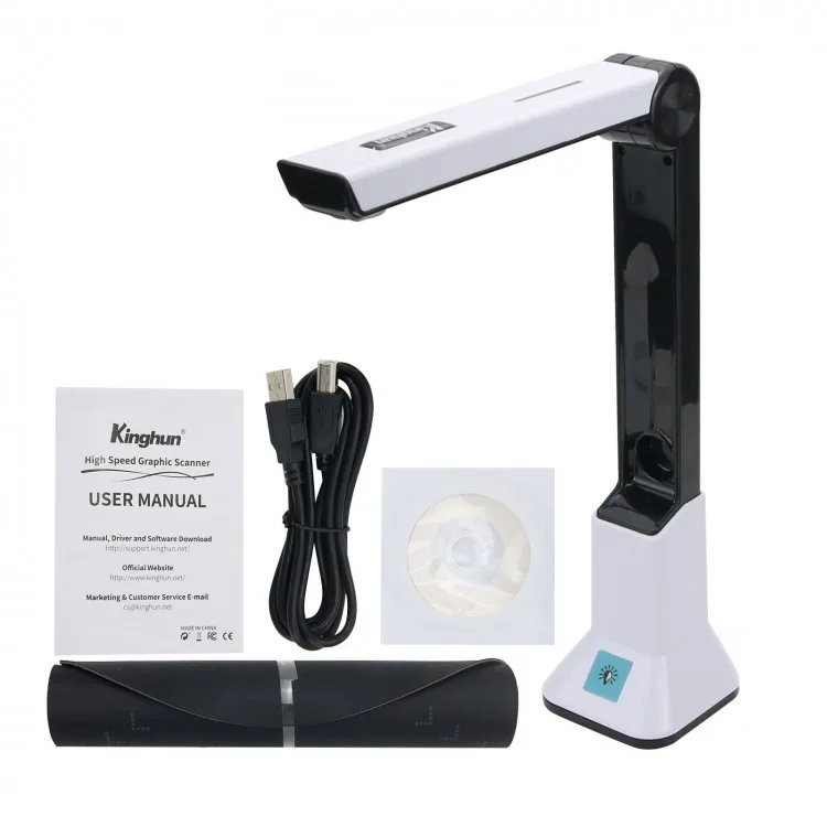 Scanner A4 A5 High Speed Document Scanner Portable Foldable for Picture Photos Magazines