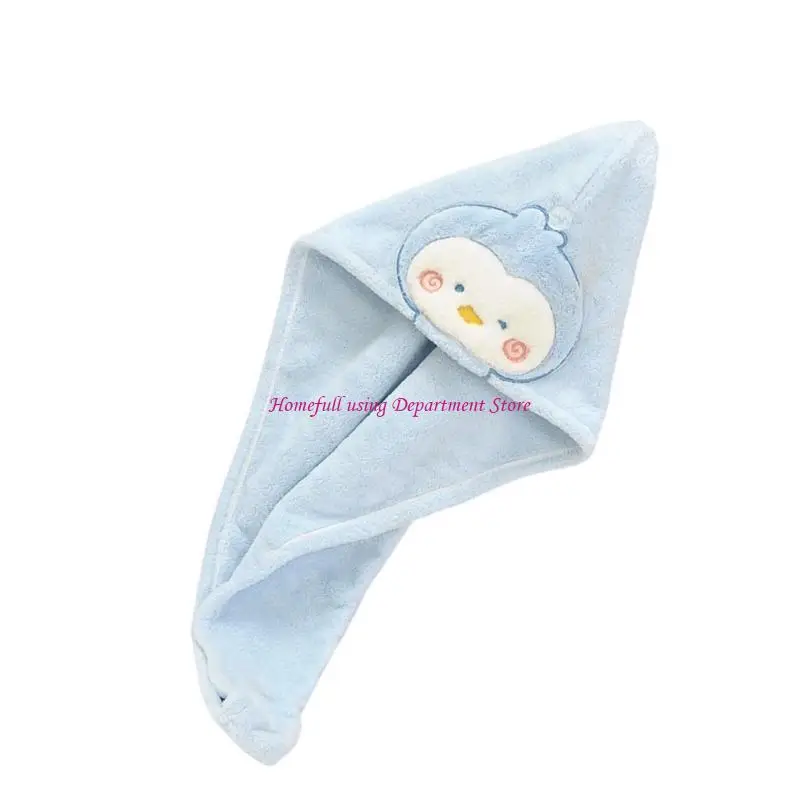 Coral Fleece Hair Towel Wrap Strong Absorbent Quick Dry Turban for Women Comfortable Anti Frizz Design