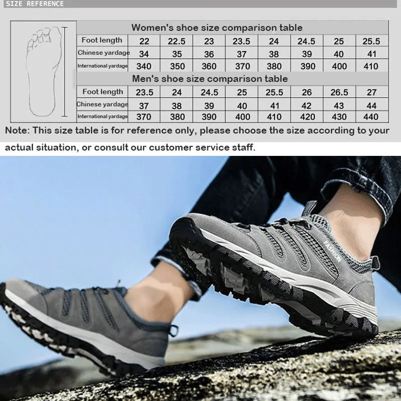 Oulylan Mountain Climbing Sport Men Hunting Trekking Sneaker Men Shoes Breathable Splashproof Outdoor Hiking Wading shoes Shoes