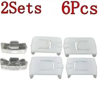 6Pcs Seat Rail Runner Clip Slider Guide Piece 435881203A 171881213B 191881213 For MK1 MK2 MK3 Golf Corrad Seat Car Fastener Clip