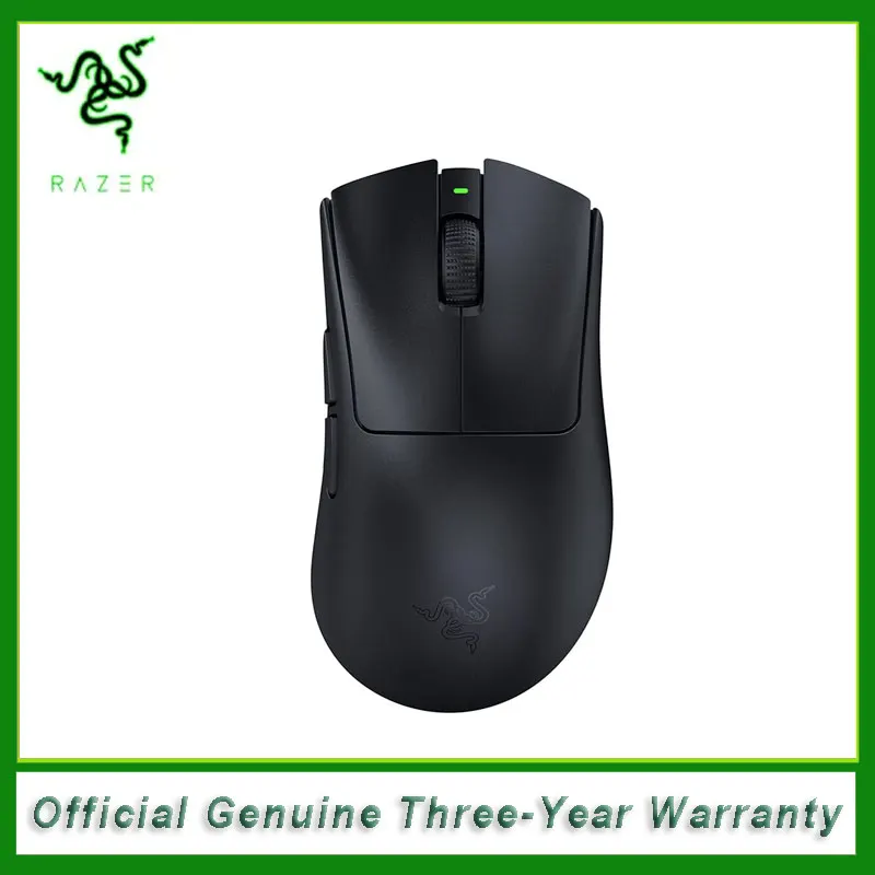 100% оригиналRazer DeathAdder V3 HyperSpeed Беспроводная эргономичная киберспортивная мышь — 55 г Сверхлегкий дизайн Гладкая сенсорная текстура