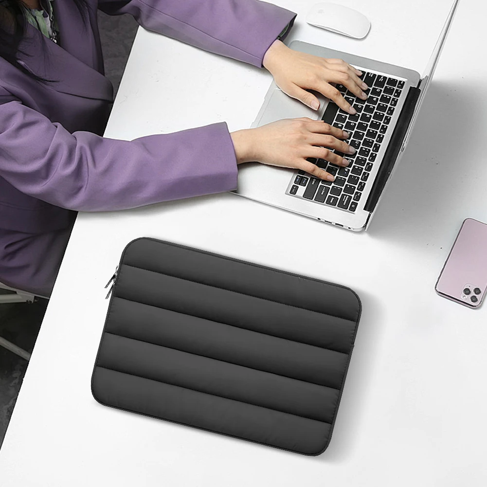 Puffy แล็ปท็อปสําหรับผู้หญิงแล็ปท็อปแบบพกพากระเป๋าคอมพิวเตอร์สําหรับ Macbook/iPad/Samsung