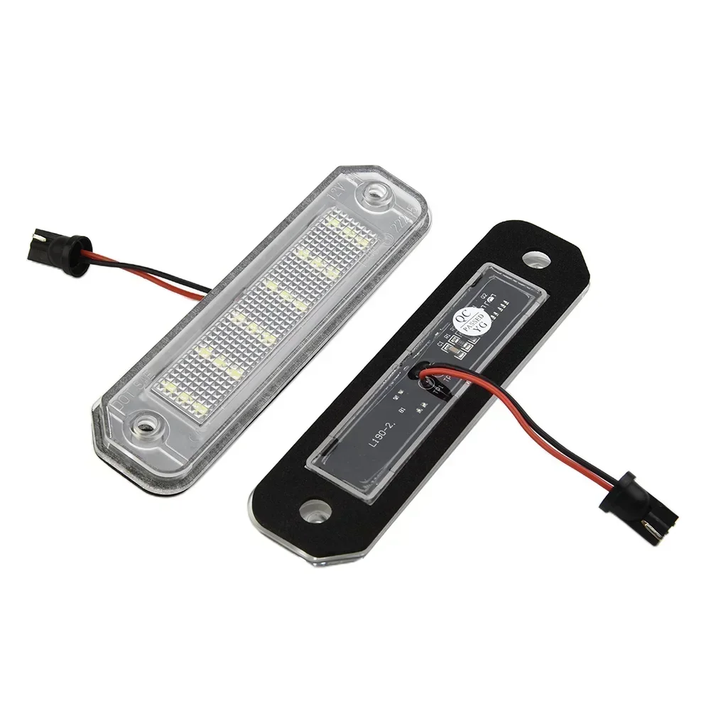 2PCS License Plate Light LED White License- Plate Light 6000k White No Error For Honda- Civic- EJ EK EM- EK9- EK4- Del Sol 92-00