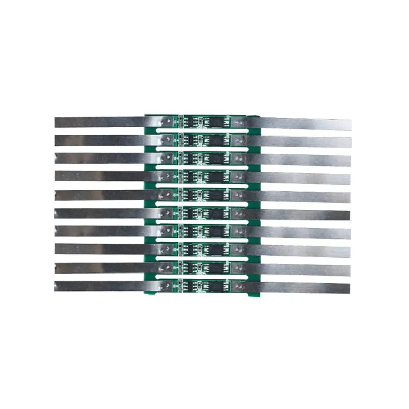 10pcs/set 3.7V 3A BMS for Protection Board for 1S 18650 Lithium Battery Over Charge Protective Plat with Solder Belt Connector