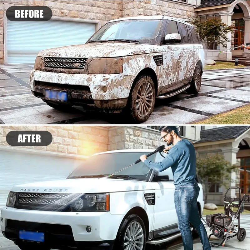 Homdox 4000PSI Pressure Washer 2.8GPM Gas Power Washer 212CC Gas Powered Washing Machine Commercial High Pressure Washer