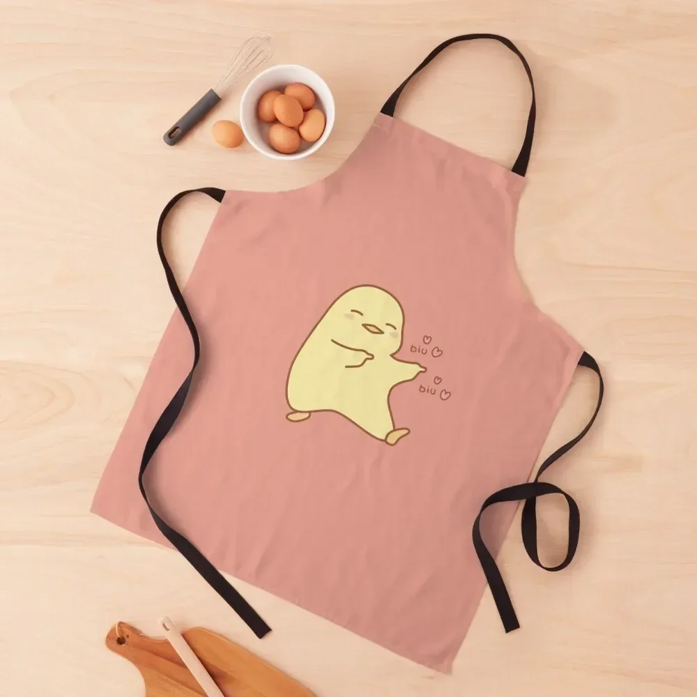 

Shooting Heart Kawaii Aesthetic Chick Valentine's Day Gfit Apron Home Supplies For Home Accessories Trim Cloth bib Apron