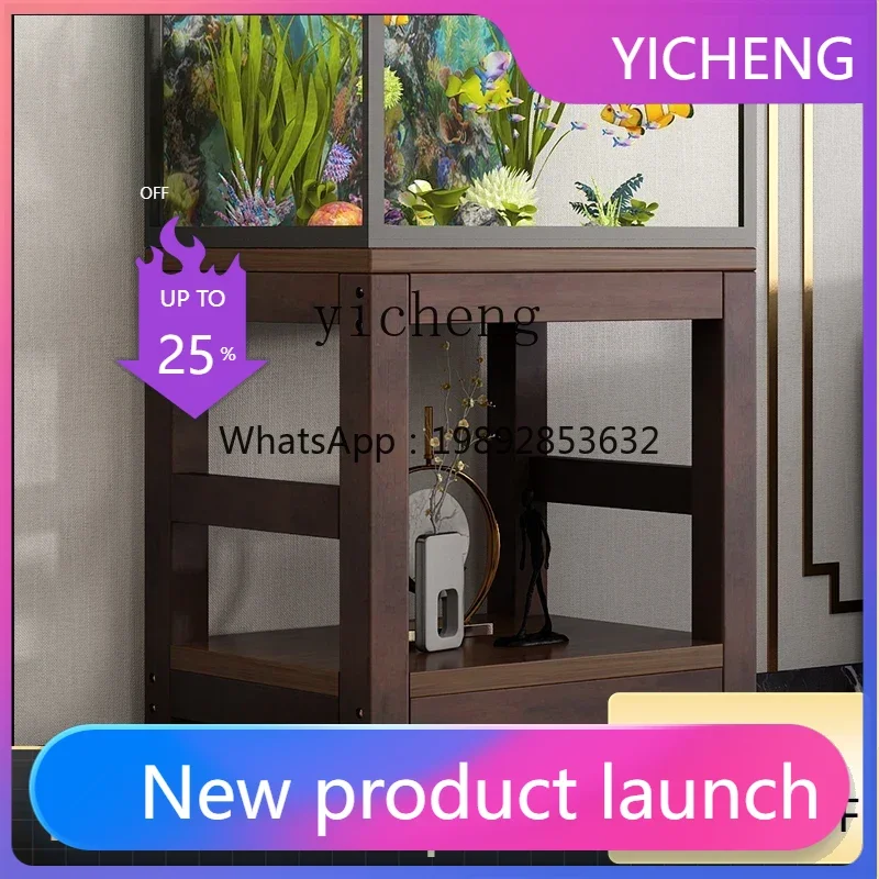 

J1 shelf Solid wood small and medium base Load-bearing fish tank rack Customized fish tank cabinet bottom shelf