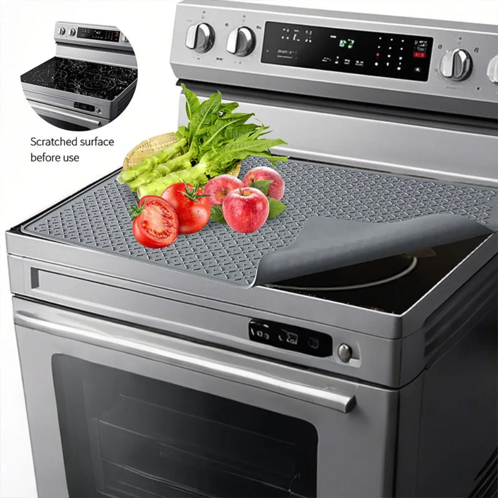 Silicone Induction Cooker, Heat Insulation Pad, High Temperature Resistant Dining Table Mat, Bowl Mat, Kitchen Drain Mat