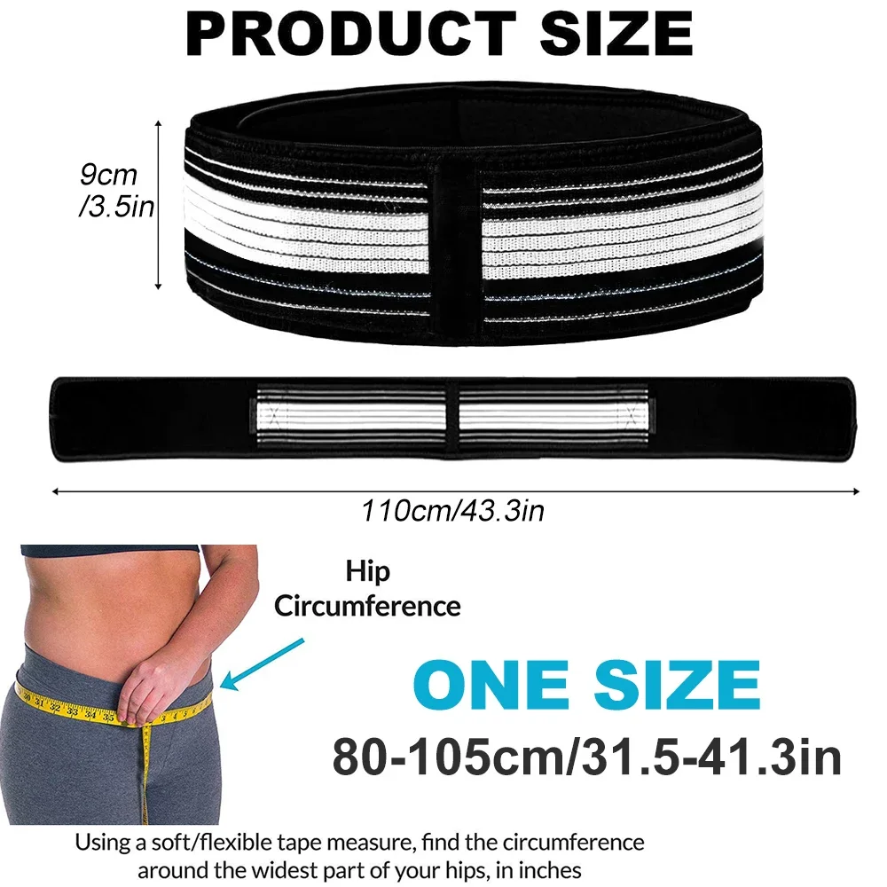 1Pcs Sciatica Belt for Women Men - SI Joint Support Belt Brace - for Lower Back, Sacroiliac, Sciatic, Pelvic, Lumbar, Hip, Leg