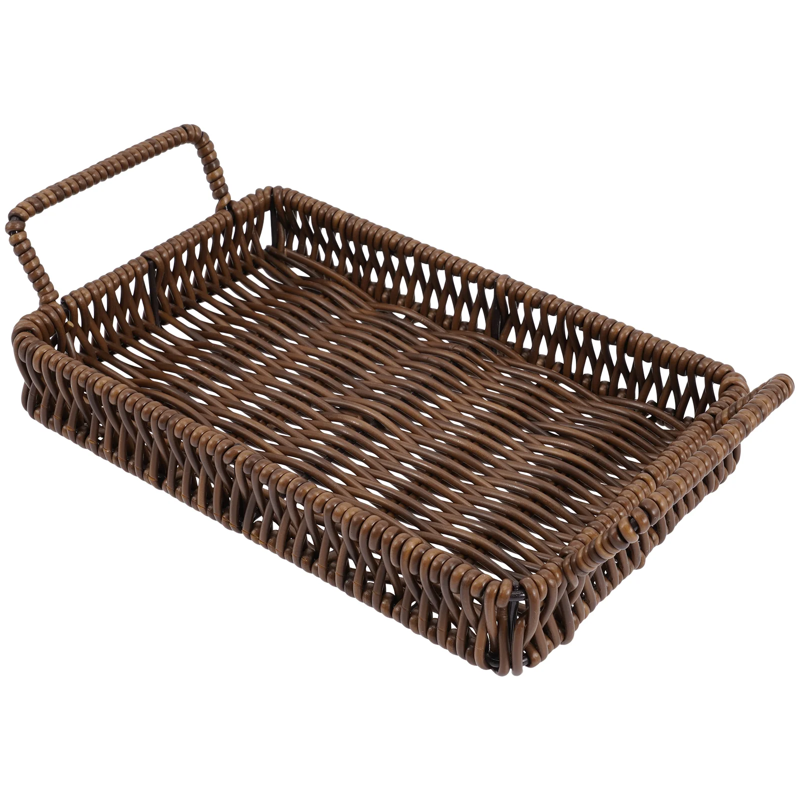 

Storage Basket Sourdough Bread Loaf Food Serving Small Woven Biscuit Baskets for Plastic Tray