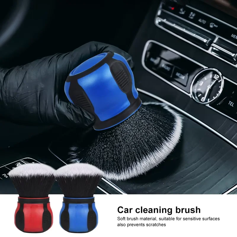 1PC Car Detailing Brushes Automobile Interior Soft Bristles Brush Air Vent Dust Cleaner Detailing Dusting Tool Car Cleaning