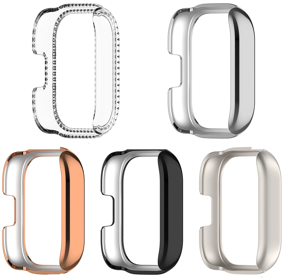 For Redmi Watch5 Lite/Active PC Shell Fashion Diamond-Encrusted Protective case Protective Bumper Cover Casing