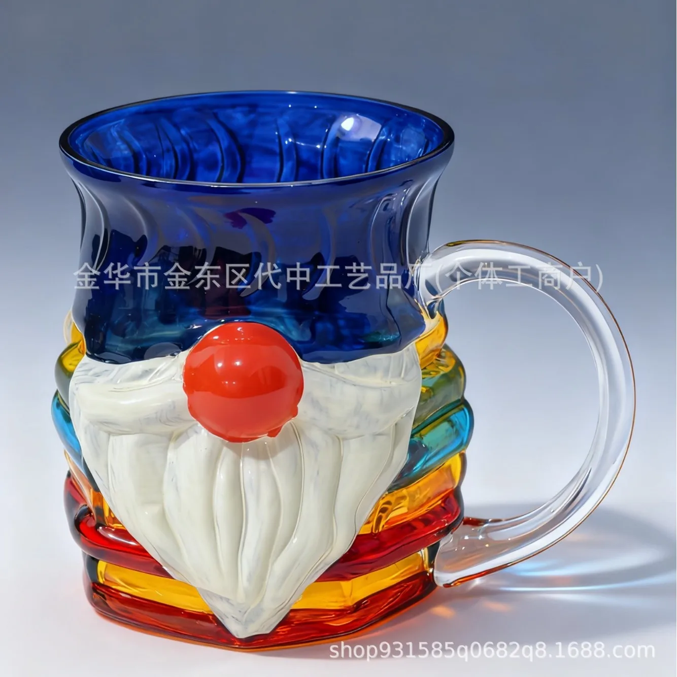Colorful Painted Book Cup 3D Painted Book Coffee Cup Unique Book Stacking