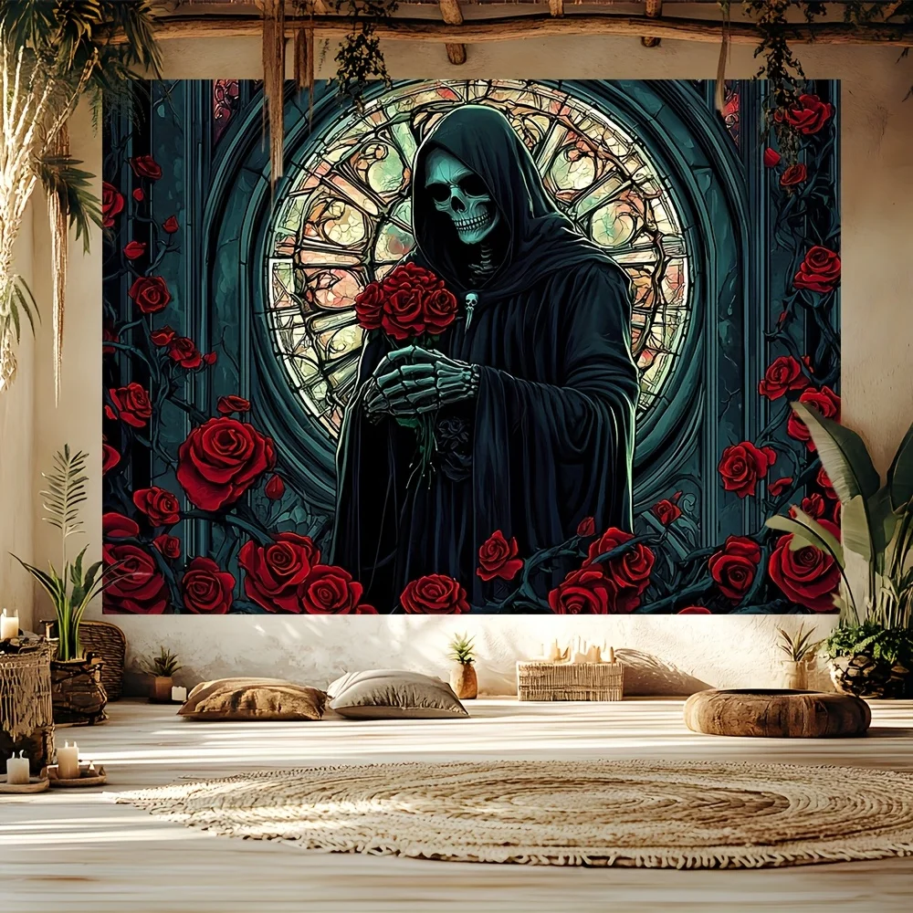 tapecaria-gotica-reaper-–-rosas-vitral-arte-detalhada-e-charme-eerie-para-decoracao-de-casa-escura-e-inspiradora