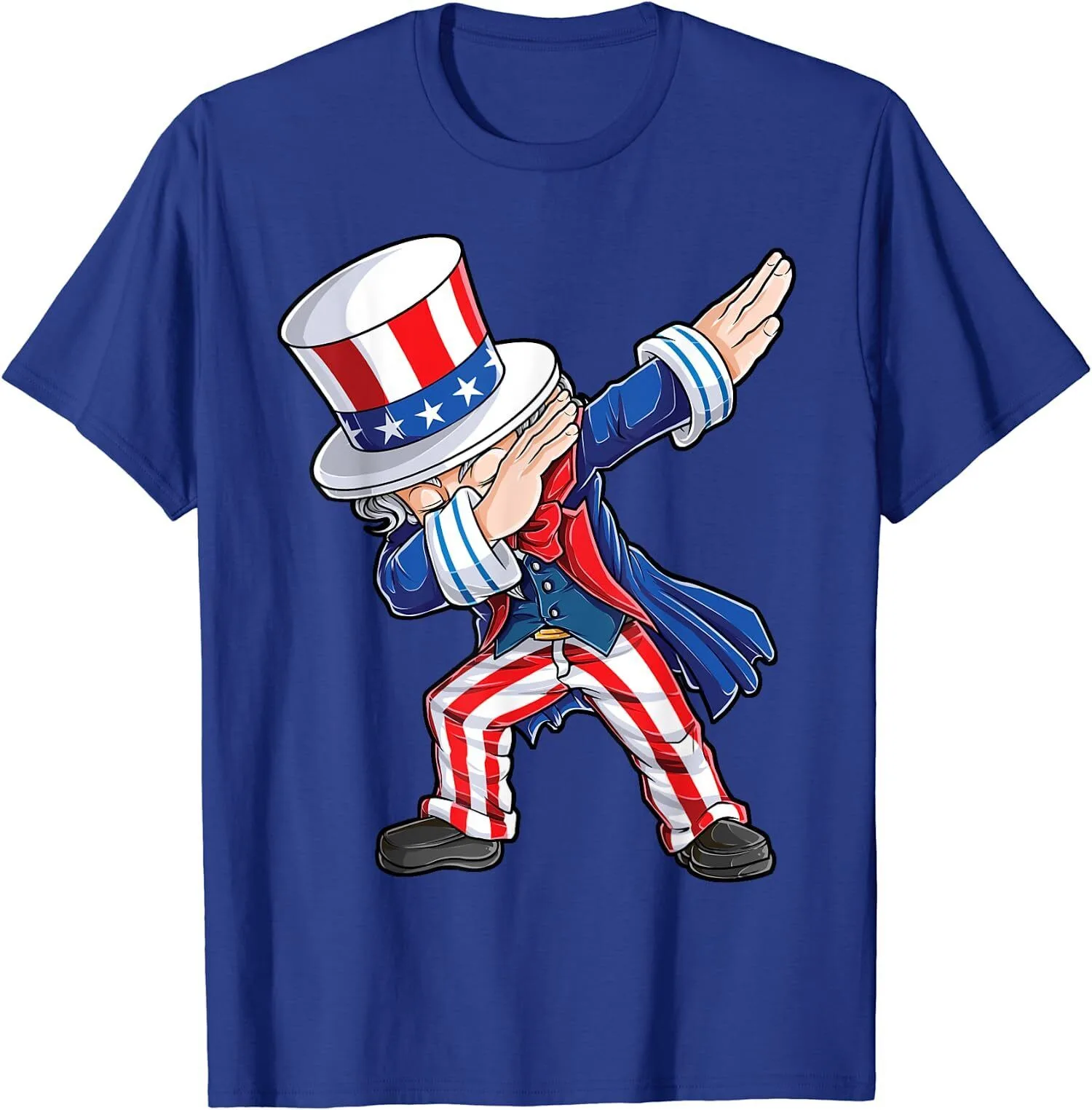 

Dabbing Uncle Sam 4th Of July USA Flag Funny Gift Unisex T-Shirt