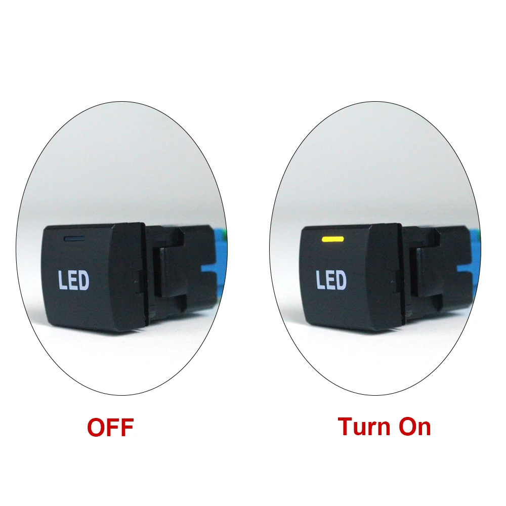 Car LED Light Seat Heating Control Switch Heater Button For Toyota Camry V70 2018 Rav4 Corolla Altis 2019 Hilux GR Yaris 2020