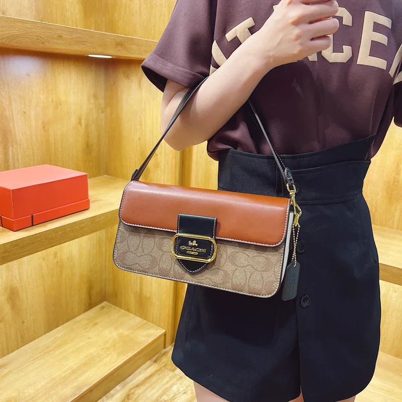 

Exclusive High-End Luxury Leather Handbag Featuring Designer Letter Logo Paris Fashion Statement