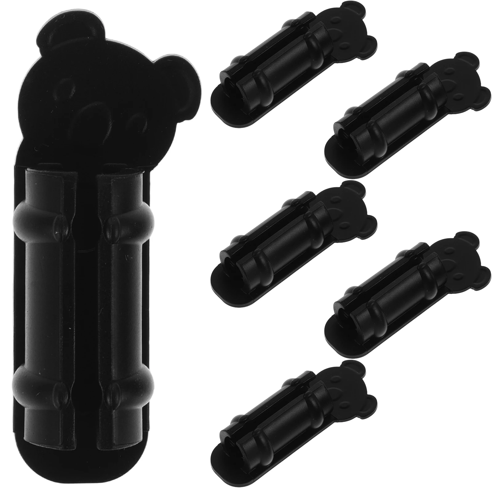 

6pcs Silicone Clips Adhesive Pen Holder Clamps For Whiteboard Markers Wall Desk Marker Holders Pen Fixing Buckles Small Portable