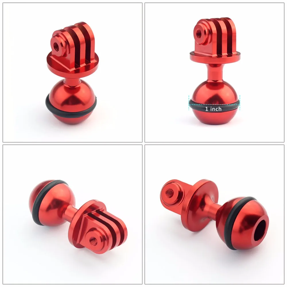 Cnc 1 Zoll Kugelkopf Stativ halterung Adapter Lichter Ständer halter mit Schrauben loch für Gopro Held 13 12 11 10 Dji Action Kamera – Detail 8