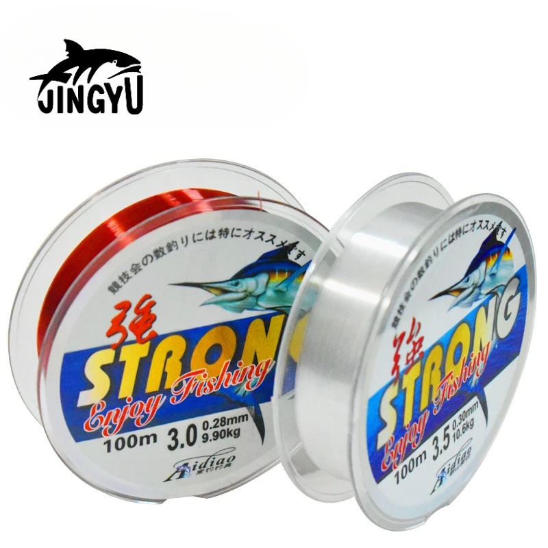 

100m Transparent Nylon Saltwater Fishing Line - Ultra-High Tensile Strength, Zero Stretch Braided Line for Lure/Deep Sea Angling