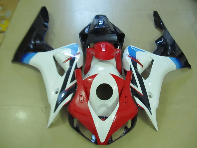 New Injection molding fairing kit for Honda CBR1000RR 2006 2007 red white black fairings set CBR 1000RR 06 07 OT14