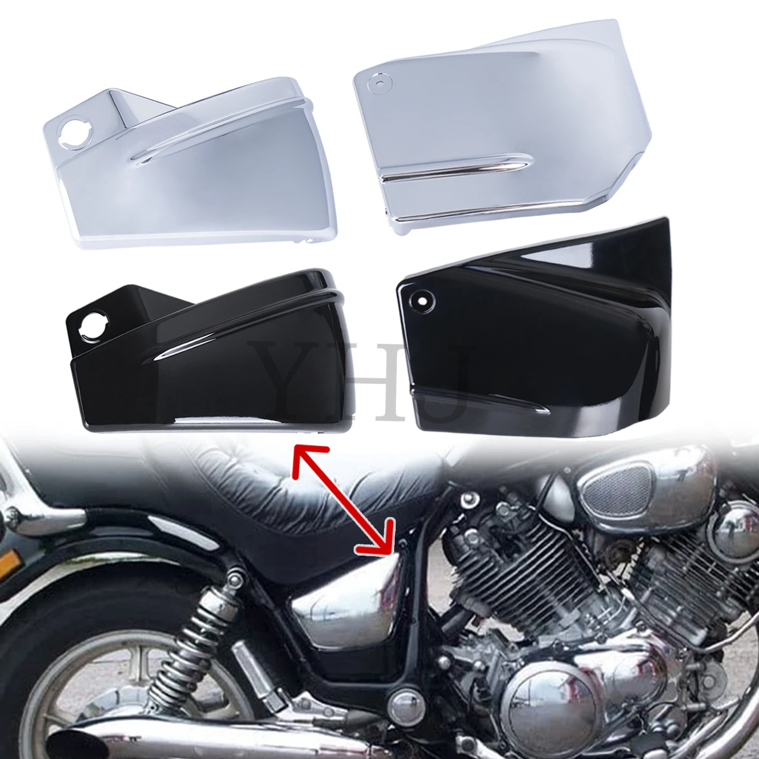 

Side Fairing Battery Cover For Yamaha Motorcycle Dragstar V-Star 400/650 XVS 650 650A XVS400 XVS650 XVS650A Custom Classic