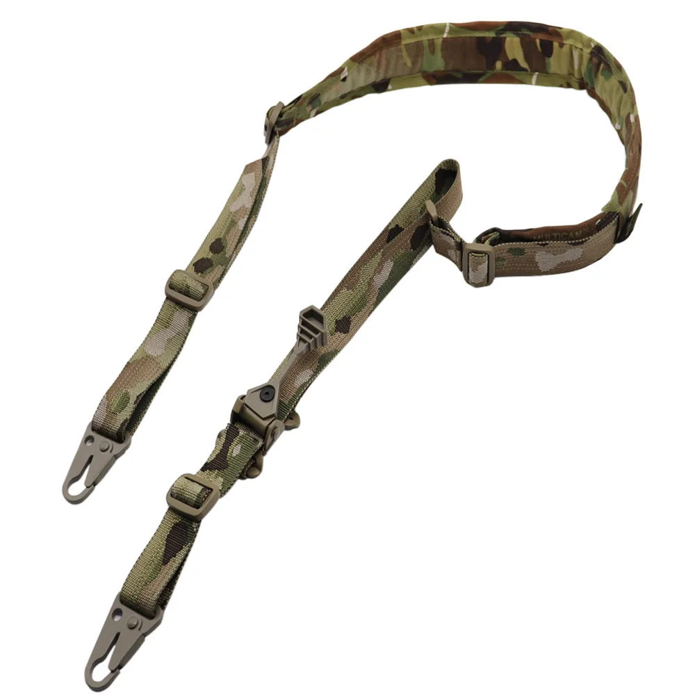 Taktische Gewehr Sling 2 Punkt Kampf Modulare Strap Slingster Schnell Einstellbare Pull Jagd PISTOLE Zubehör – Detail 5